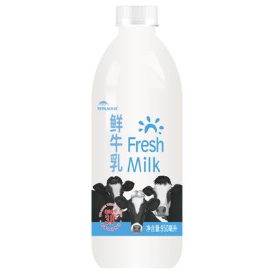 拍10件 限地区:天润 TERUN 新疆产地 高品质 鲜牛乳 3.8g 巴氏杀菌鲜牛奶950ml*1